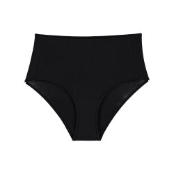 Cotton Beauty Slip in schwarz