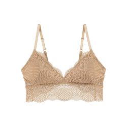 Gada BH ohne Bügel, gefüttert in beige