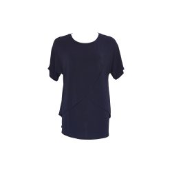 Penny Pyjama Oberteil, kurz in blau