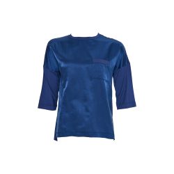 Karline Pyjama Oberteil in blau