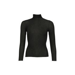 Cashmere Sensation Shirt Langarm in schwarz