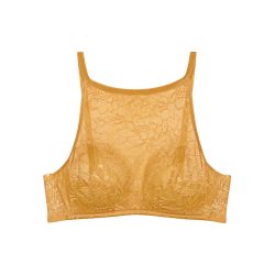 Amourette Charm Shimmer BH ohne Bügel, ungefüttert in gelb