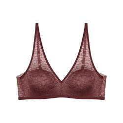 Triumph Signature Sheer BH ohne Bügel, gefüttert in braun