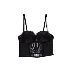 Shayla Corsage mit Bügel gefüttert in schwarz