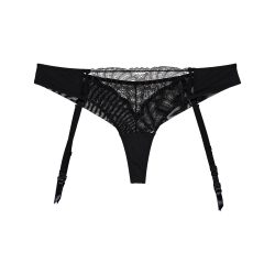 Shayla Brazilian Slip in schwarz