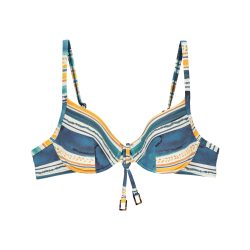 Troubada Bikini Top mit Bügel gefüttert in blau