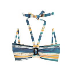 Troubada Bikini Top ohne Bügel gefüttert in blau