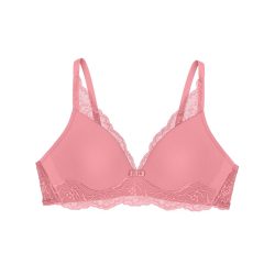 Amourette Charm BH ohne Bügel, gefüttert in rosa