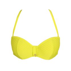 Brigitte Bikini Top ohne Bügel gefüttert in gelb