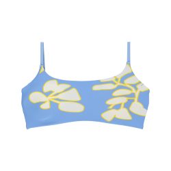Triva Bikini Top ohne Bügel gefüttert in blau