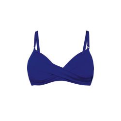Shiny Basics Bikini Top mit Bügel gefüttert in blau