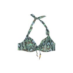 Thulan Bikini Top mit Bügel gefüttert in grün