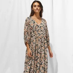 Les Côtes Kleid in schwarz
