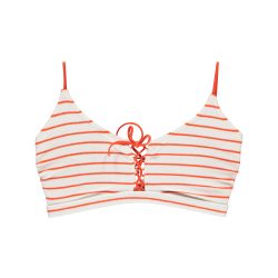 Tabby Bikini Top ohne Bügel gefüttert in weiss