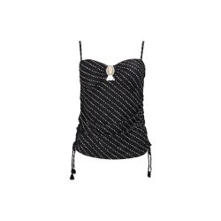 Taline Tankini Top ohne Bügel gefüttert in schwarz