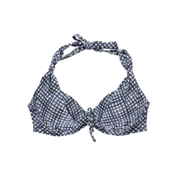 Troja Bikini Top mit Bügel gefüttert in blau