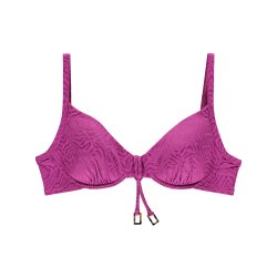 Omnia Bikini Top mit Bügel gefüttert in pink