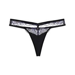 Viktoria String in schwarz
