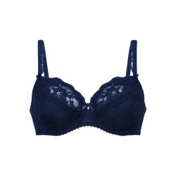 Bobette BH mit Bügel, ungefüttert in blau