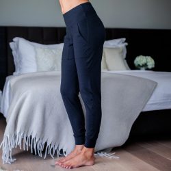 Dagsmejan - Stay Warm Pyjama Hose Nattwarm, für Damen, Nachtblau, Größe L