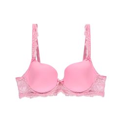 Luxury Desire BH mit Bügel, gefüttert in rosa