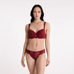 Valentina BH mit Bügel, gefüttert in rot