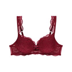 Valentina BH mit Bügel, gefüttert in rot