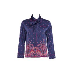 Velida Pyjama Oberteil in blau