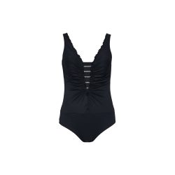 Basic Swimsuit Azora Badeanzug ohne Bügel ungefüttert in schwarz