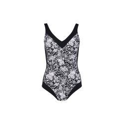 Basic Swimsuit Andia Badeanzug ohne Bügel ungefüttert in schwarz