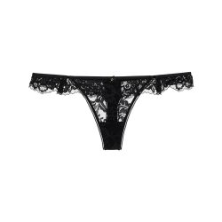 Amina String in schwarz