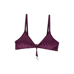 Alana Bikini Top ohne Bügel ungefüttert in violett