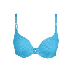 Cherilyn Bikini Top mit Bügel gefüttert in blau