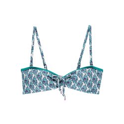 Amalia Bikini Top ohne Bügel gefüttert in türkis