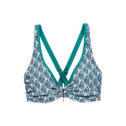 Amalia Bikini Top mit Bügel ungefüttert in türkis