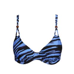 Marva Bikini Top mit Bügel ungefüttert in blau