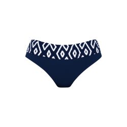 Tribal Monotones Bikini Regular Slip in blau