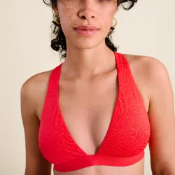 Alia Bikini Top ohne Bügel ungefüttert in orange