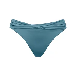 Shimmering Solids Bikini Regular Slip in blau
