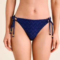 April Bikini Regular Slip in blau