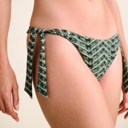 Adriana Bikini Brazilian Slip in grün