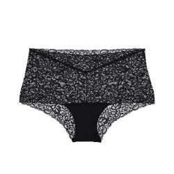 Lace Beauty Slip in schwarz