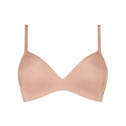 Triumph - Bügelloser BH, wattiert, für Damen, Beige Größe 90B