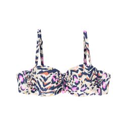 Wildlife Bikini Top mit Bügel gefüttert in bunt
