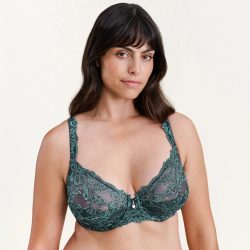 Luxury Desire BH mit Bügel, ungefüttert in grün