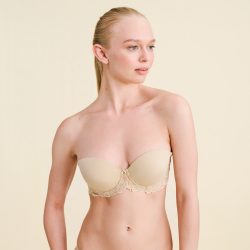 Luxury Desire BH mit Bügel, gefüttert in beige