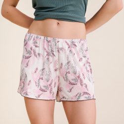 Beline Pyjama Unterteil, kurz in grün