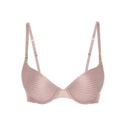 Glam BH mit Bügel, gefüttert in rosa