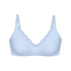 Amourette BH ohne Bügel, ungefüttert in blau
