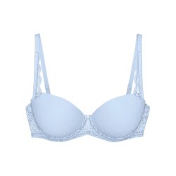Amourette BH mit Bügel, gefüttert in blau